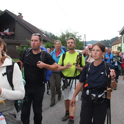 Empfang beim Waitschacher Kreuz