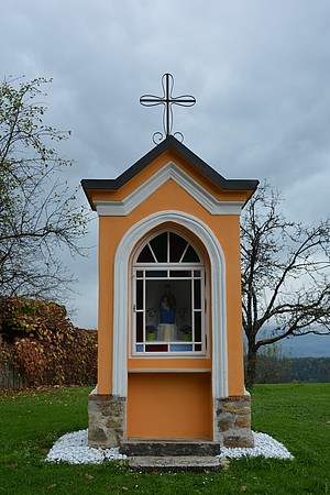 Der neu renovierte Bildstock.