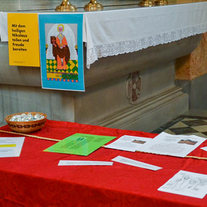 Station Heiliger Nikolaus in der Pfarrkirche Wundschuh